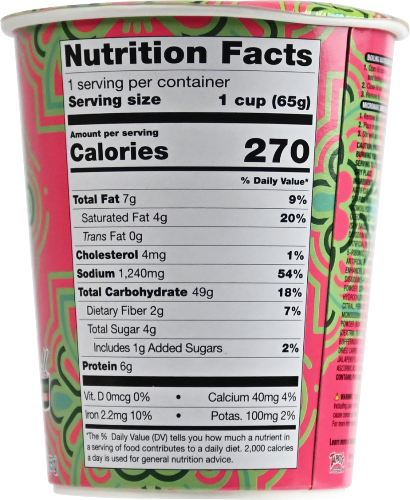 slide 2 of 2, Tapatio Chili Lime Shrimp Ramen Cup, 2.29 oz