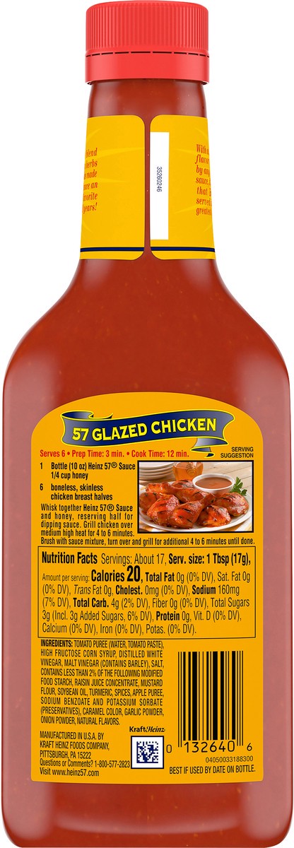 slide 8 of 9, Heinz 57 Sauce, 10 fl oz, 10 oz