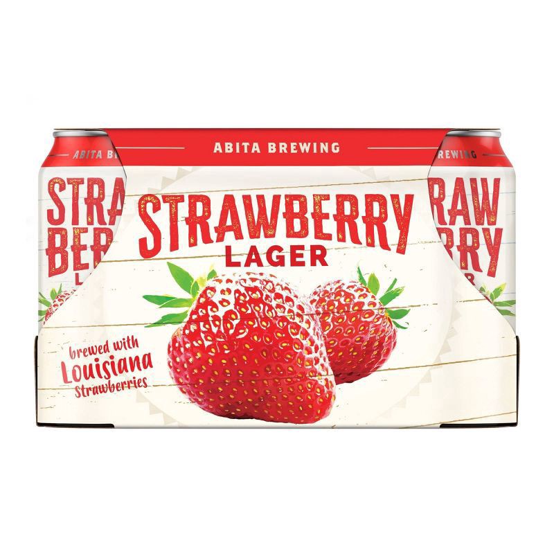 slide 5 of 9, Abita Strawberry Lager, 6 ct; 12 oz