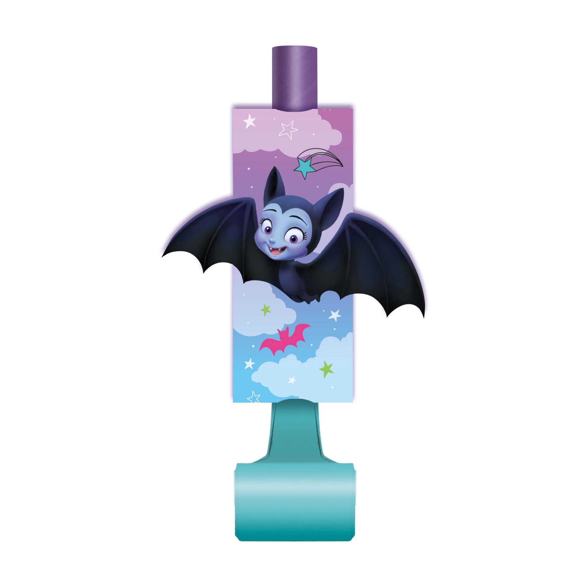 slide 1 of 1, Unique Industries Vampirina Party Blowers, 8 ct