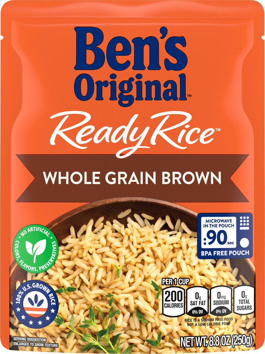 slide 2 of 13, Ben's Original Brown Rice, Whole Grain, 8.8 oz