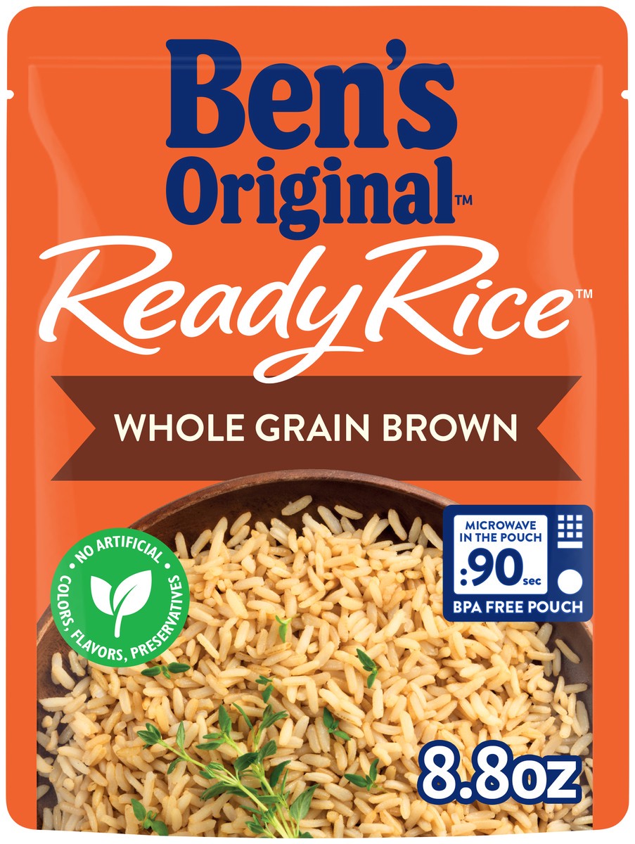 slide 6 of 13, Ben's Original Brown Rice, Whole Grain, 8.8 oz