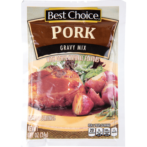 slide 1 of 1, Best Choice Pork Gravy Mix, 0.87 oz