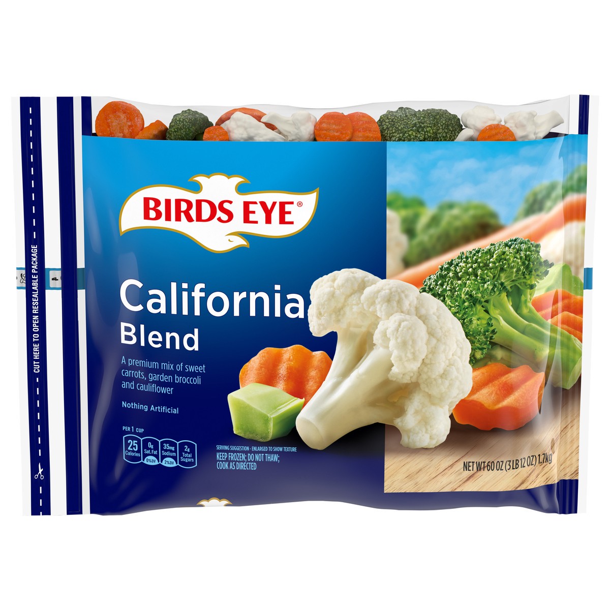 slide 1 of 5, Birds Eye California Blend Vegetables, 60 oz