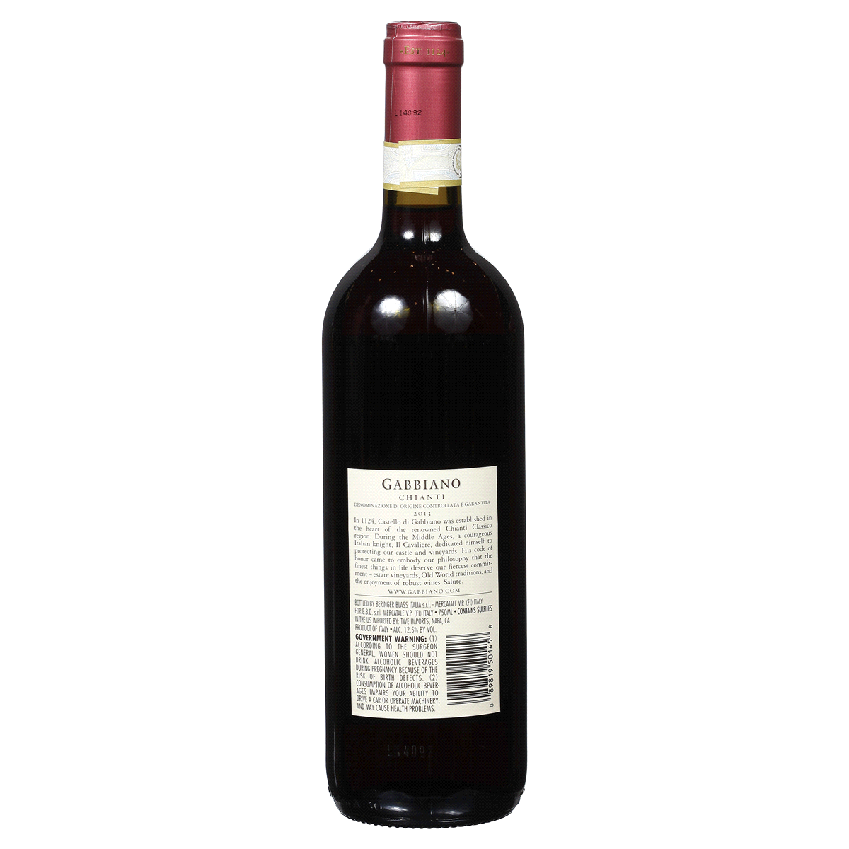 slide 69 of 74, Castello di Gabbiano Chianti Italian Red Wine 750ml, 750 ml