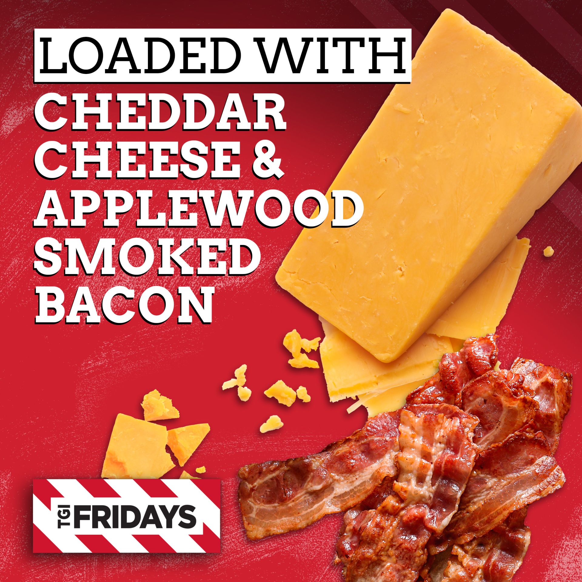 slide 2 of 2, TGI Fridays Loaded Cheddar & Bacon Potato Skins Frozen Snacks, 13.5 oz