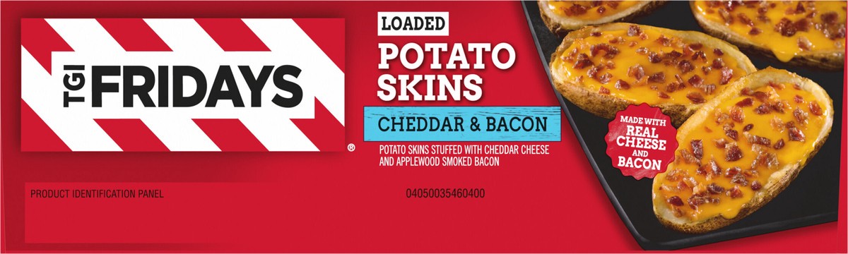 slide 2 of 9, T.G.I. Friday's Loaded Cheddar & Bacon Potato Skins Frozen Snacks - 13.5oz, 13.5 oz