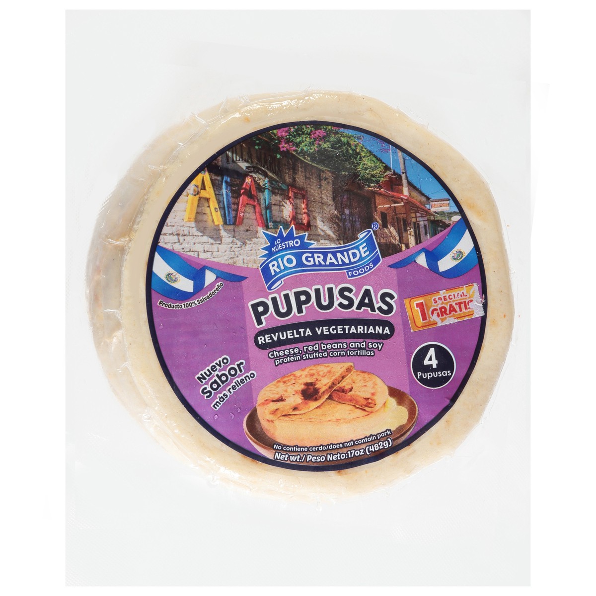 slide 5 of 13, Rio Grande Protein Stuffed Cheese, Red Beans and Soy Corn Tortillas 4 ea, 4 ct