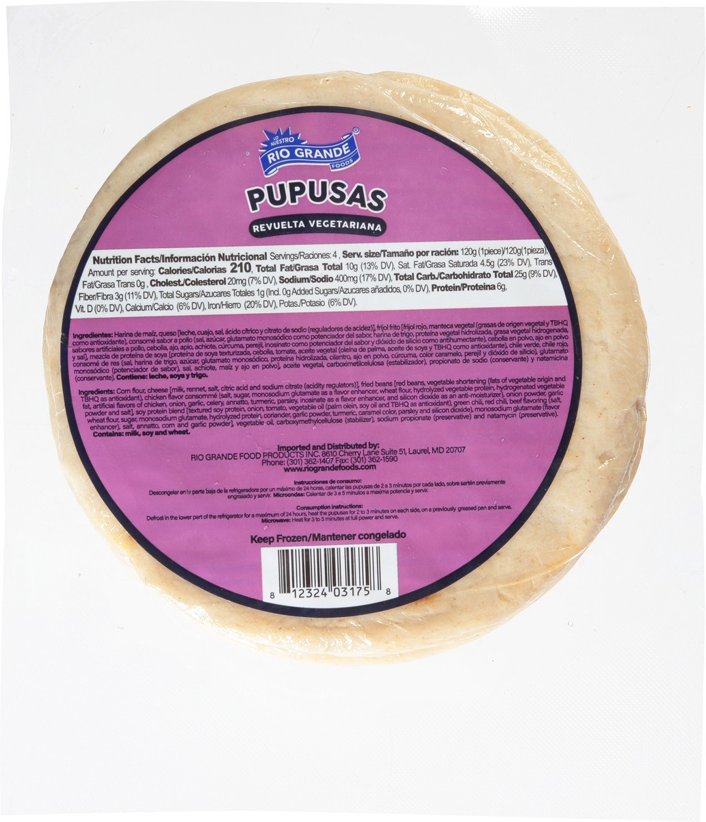 slide 2 of 13, Rio Grande Protein Stuffed Cheese, Red Beans and Soy Corn Tortillas 4 ea, 4 ct