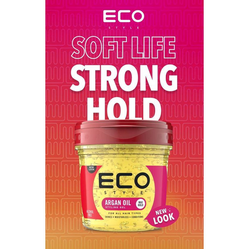 slide 2 of 4, Eco Styler Max Hold Argan Oil Styling Gel 32 oz, 32 fl oz