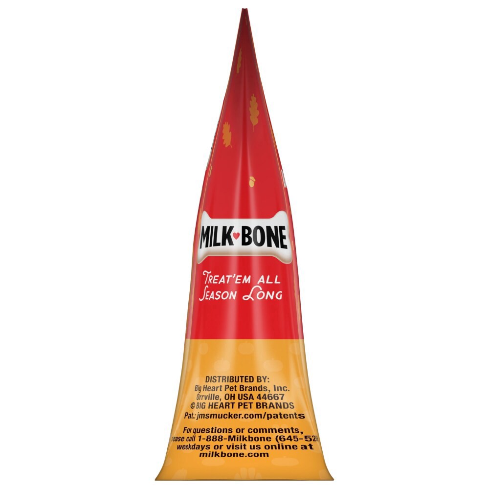 slide 2 of 3, Milk-Bone Pup-Kin Spice Small Bisquits Bag, 8 oz