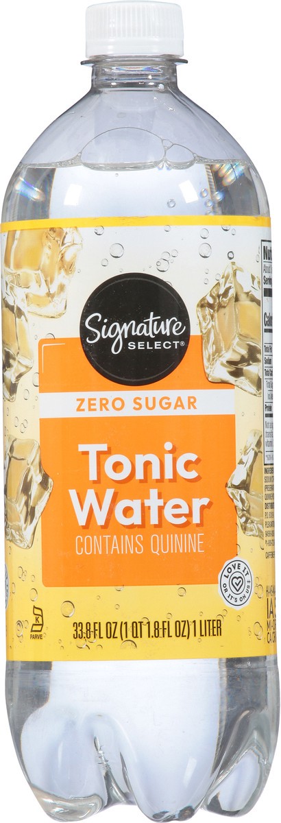 slide 6 of 12, Signature Select Zero Sugar Tonic Water 33.8 fl oz, 33.8 fl oz