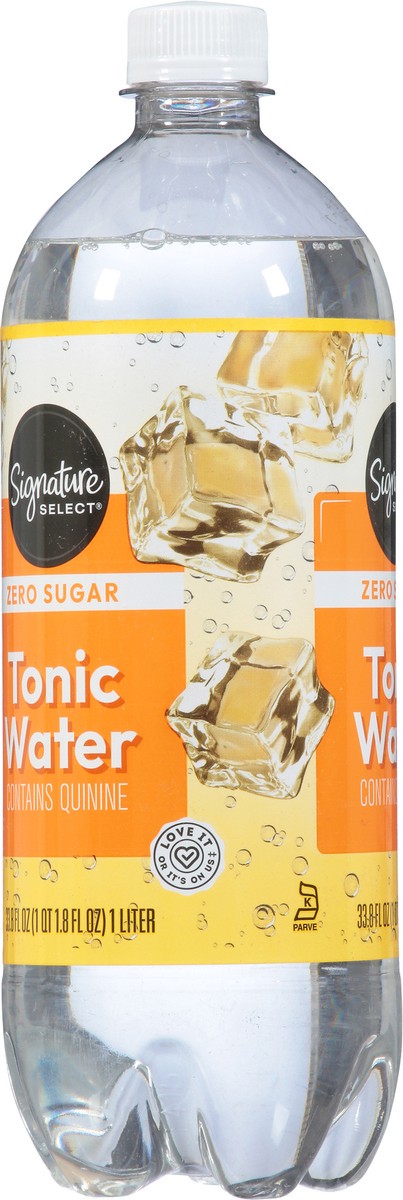 slide 12 of 12, Signature Select Zero Sugar Tonic Water 33.8 fl oz, 33.8 fl oz