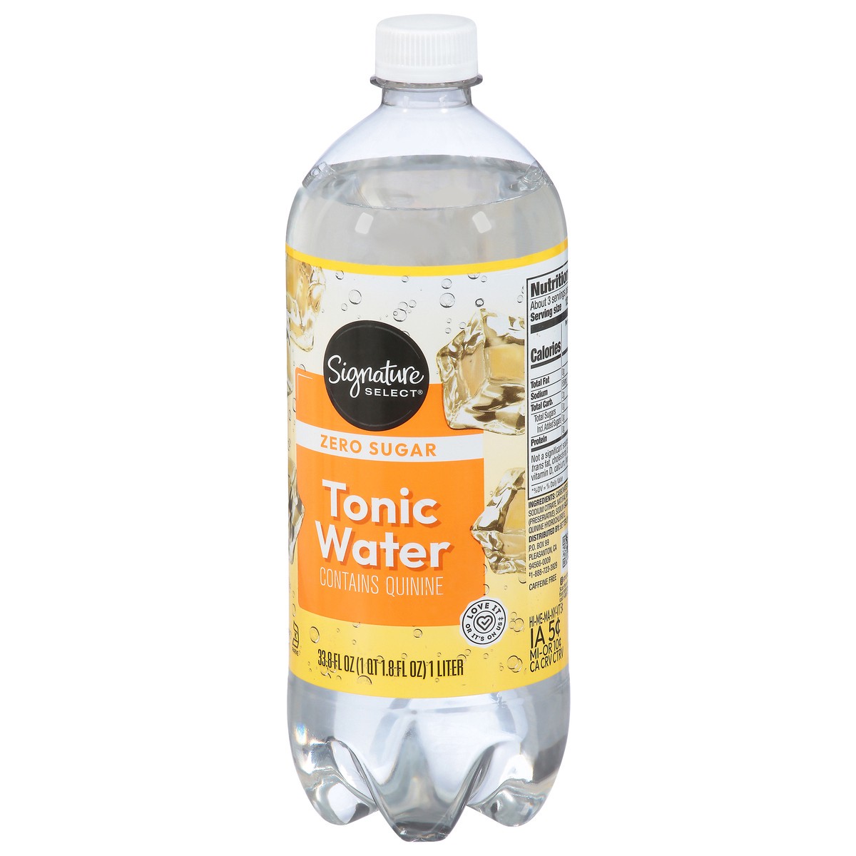 slide 11 of 12, Signature Select Zero Sugar Tonic Water 33.8 fl oz, 33.8 fl oz