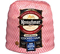 slide 1 of 1, Kretschmar Low Sodium Cooked Ham, per lb