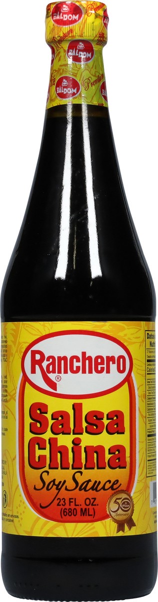 slide 3 of 13, Baldom Ranchero Salsa China Soy Sauce 23 fl oz, 23 fl oz