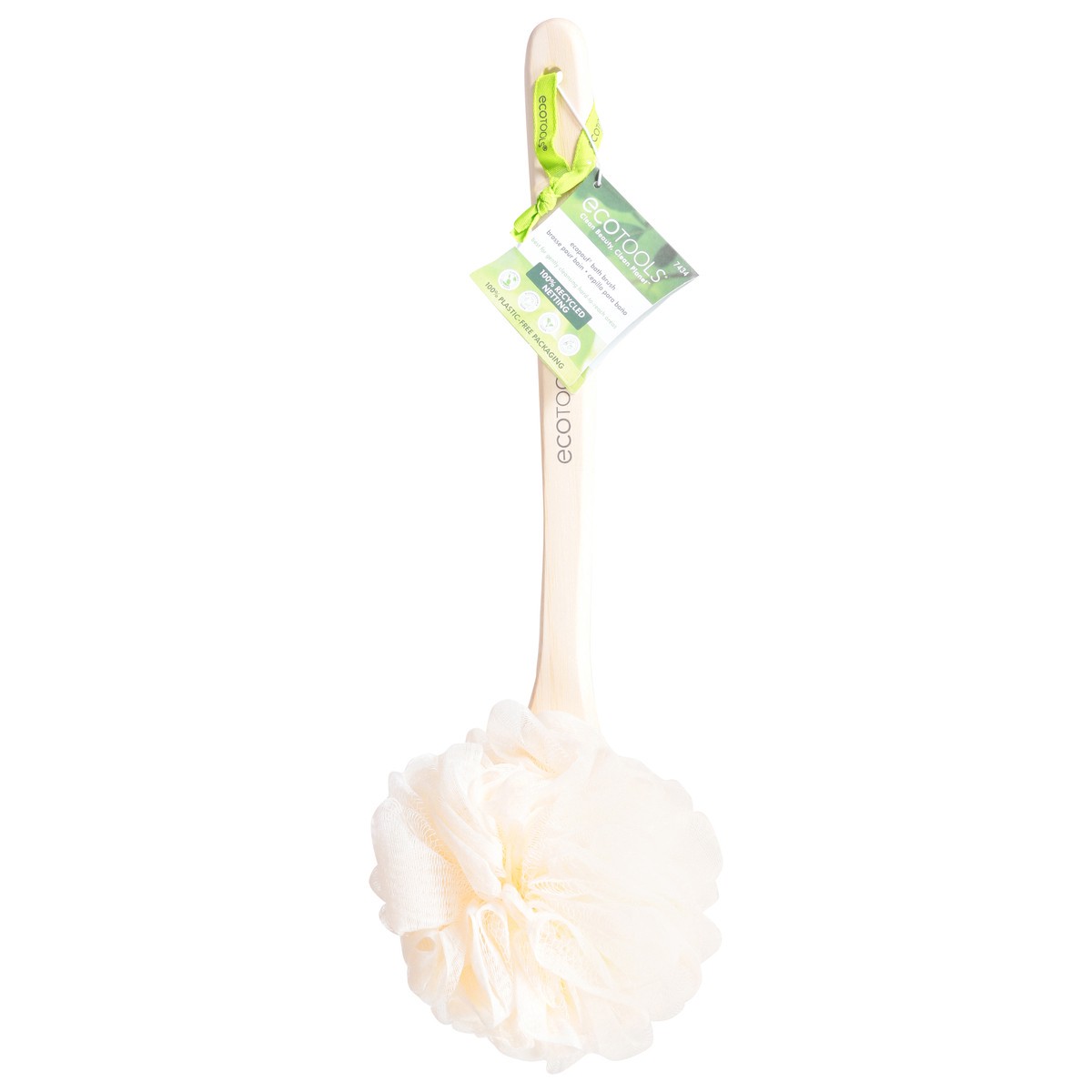slide 4 of 9, EcoTools Ecopouf Bath Brush, 1 ct