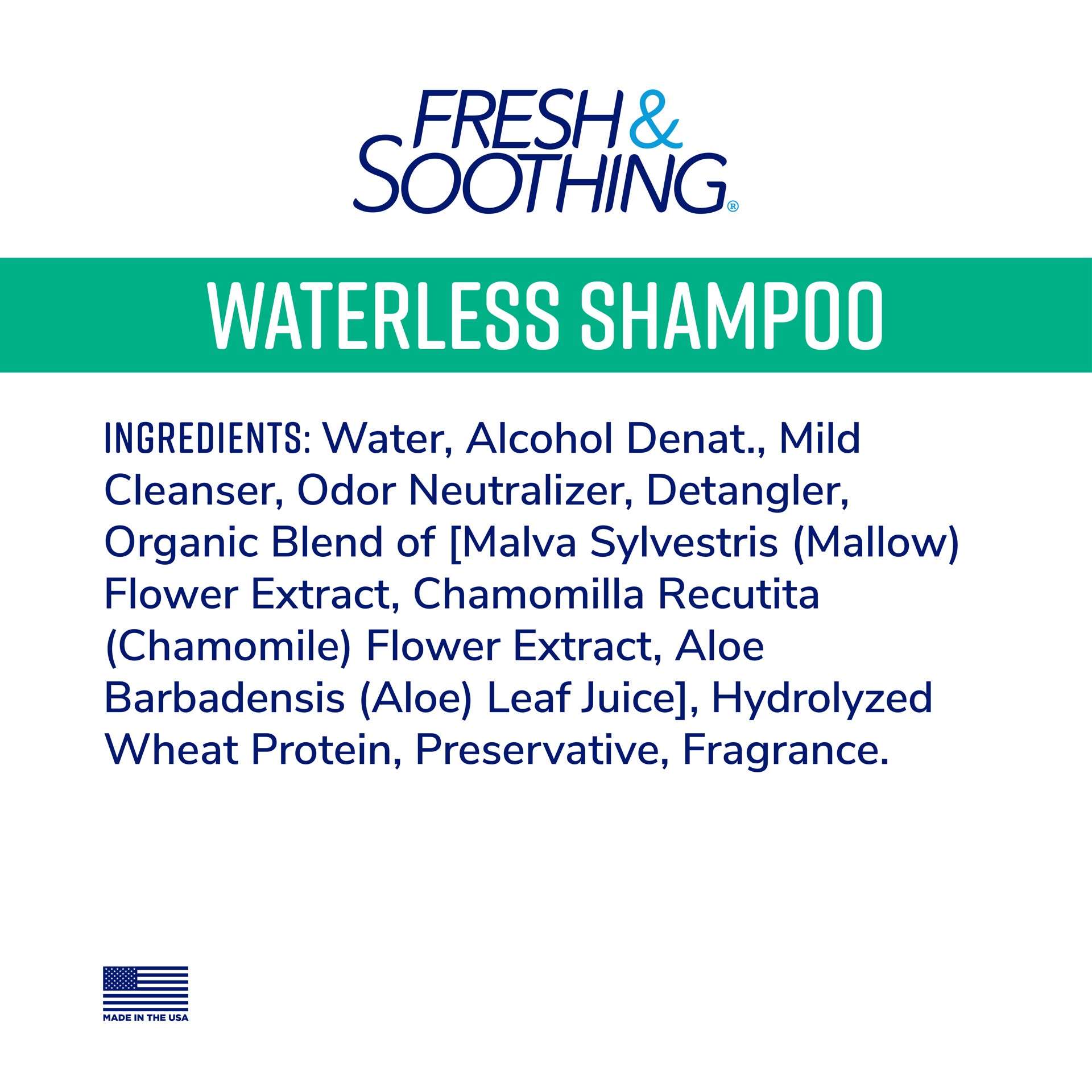 slide 2 of 3, Naturel Promise Fresh & Soothing Natural Waterless Foaming Shampoo, 11oz, 11 oz