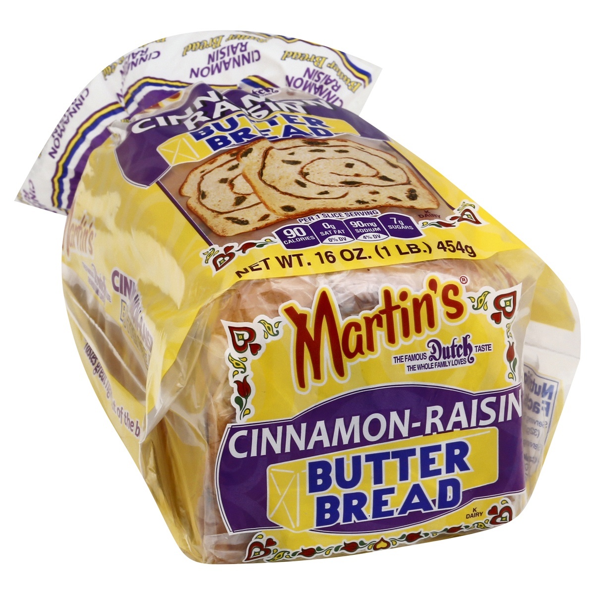 slide 1 of 1, Martin's Martins Cinnamon Raisin Swirl Butter Bread - 16 OZ, 16 oz