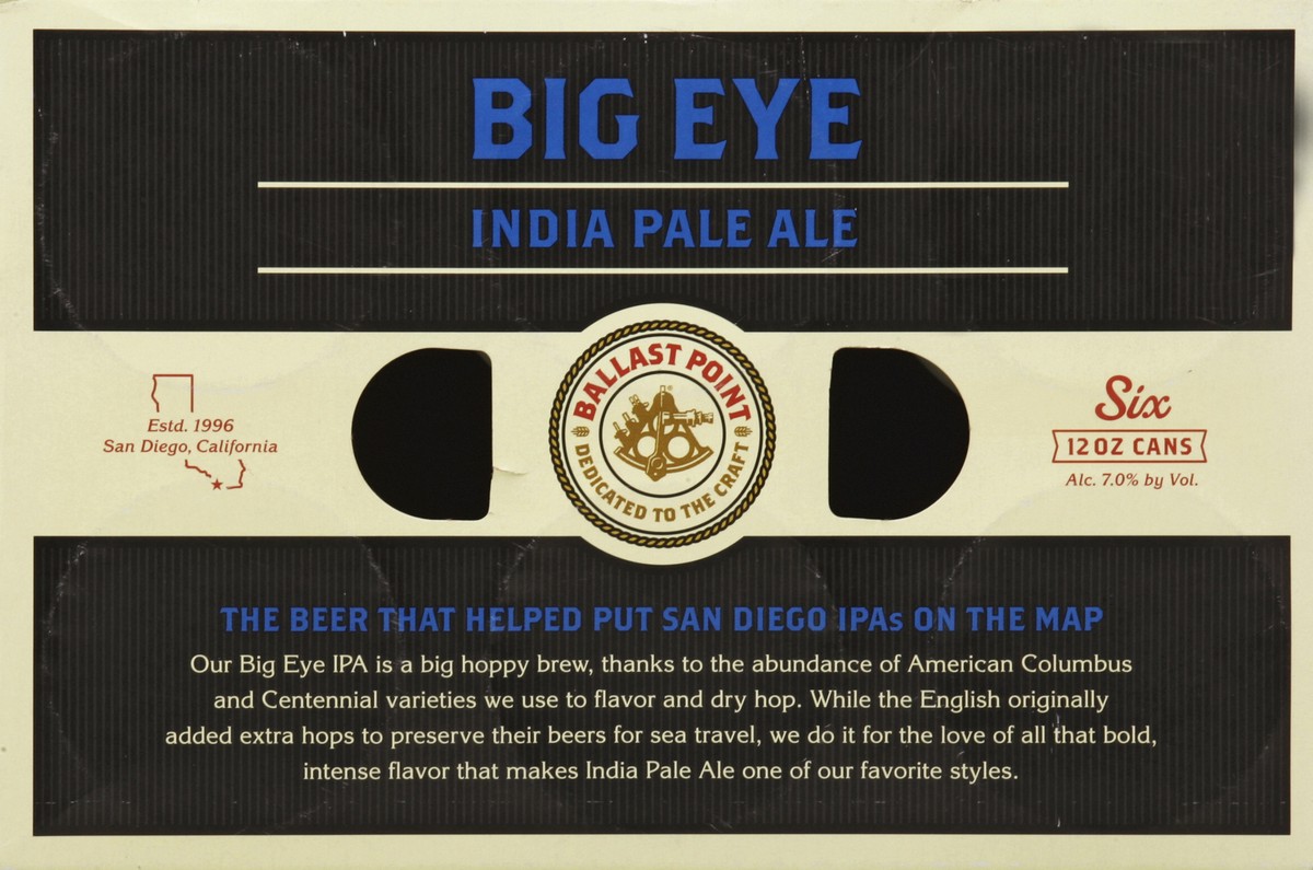 slide 6 of 7, Ballast Point Beer 6 ea, 16 ct; 2 oz