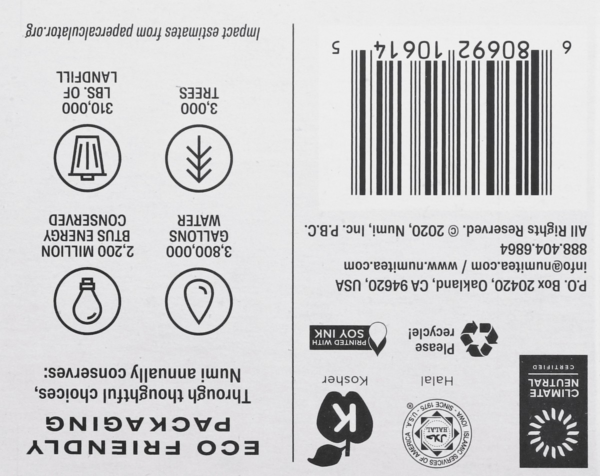 slide 13 of 14, Numi Organic Tea Bags Immune Boost Herbal Supplement Tea Bags 16 ea, 16 ct