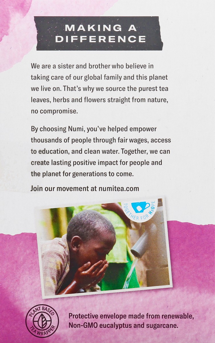 slide 7 of 14, Numi Organic Tea Bags Immune Boost Herbal Supplement Tea Bags 16 ea, 16 ct