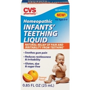slide 1 of 1, CVS Pharmacy Cvs Health Homeopathic Infants' Teething Liquid, 0.85 oz