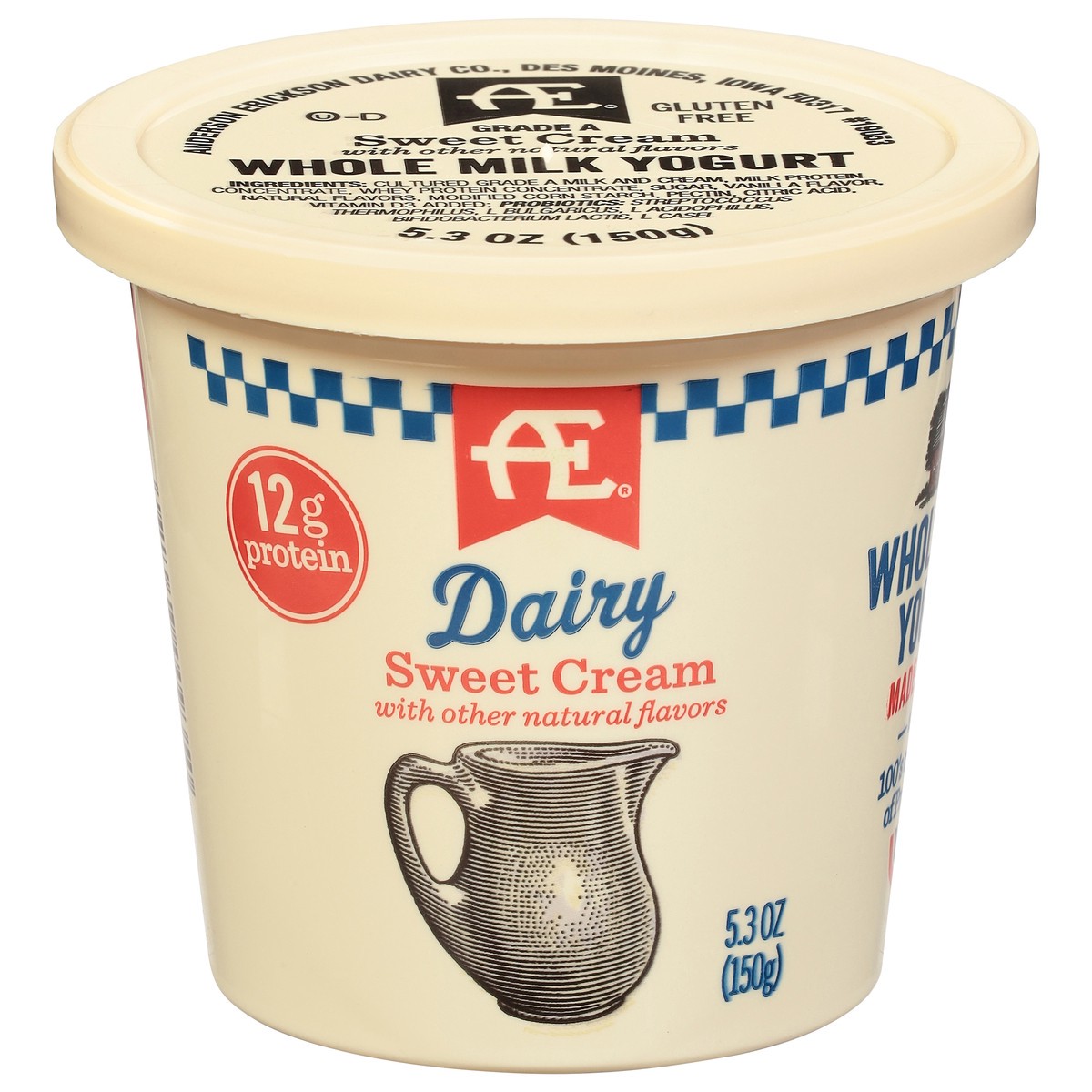 slide 4 of 4, AE Dairy Whole Milk Sweet Cream Yogurt 5.3 oz, 5.3 oz