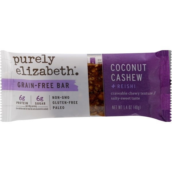 slide 1 of 1, Purely Elizabeth Coconut Cashew Bar, 1.4 oz