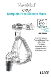 Nuvomed Cpap Complete Face Silicone Mask
