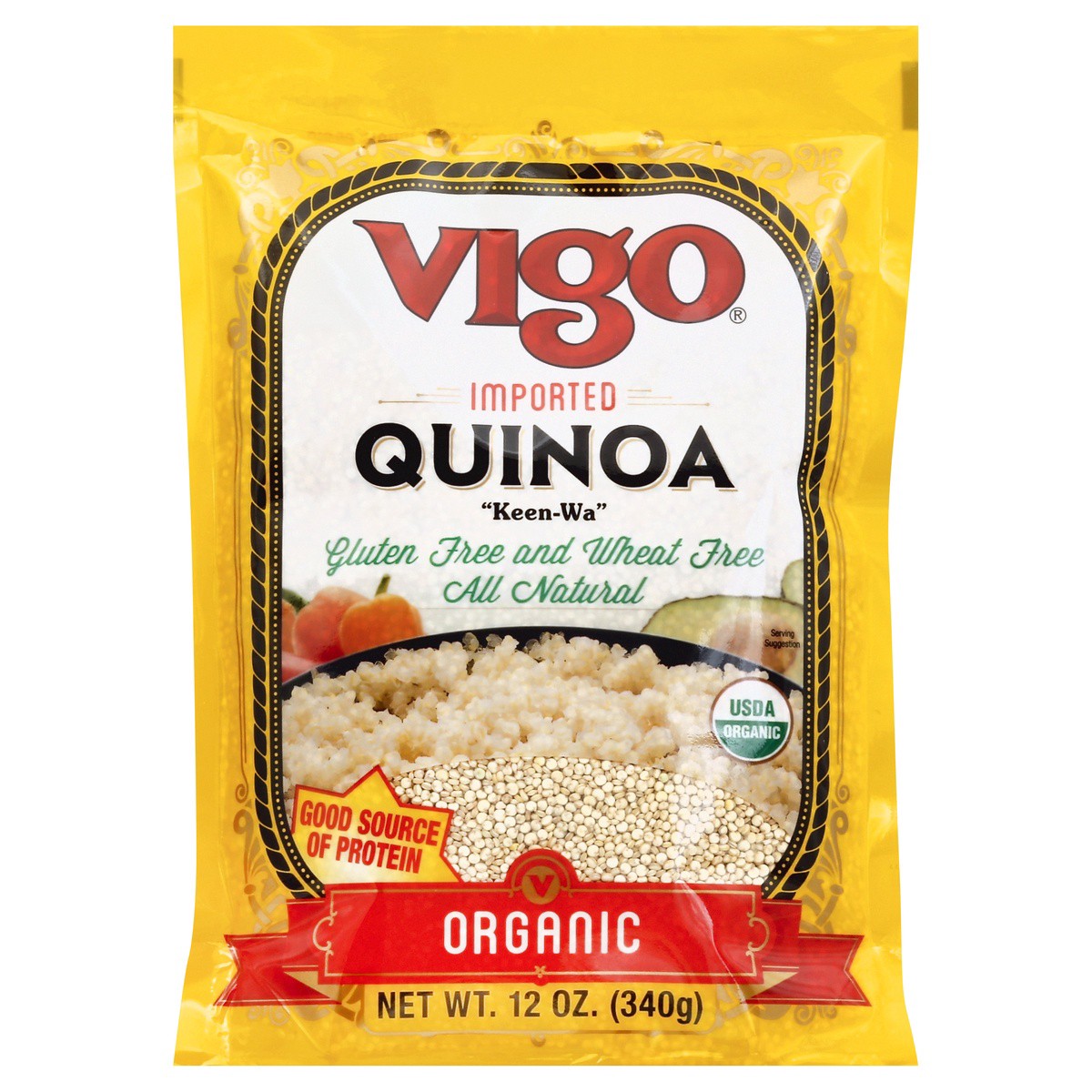 slide 1 of 2, Vigo Quinoa 12 oz, 12 oz