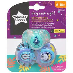 Tommee Tippee Day/night Pacifier 6/18m - 3 CT