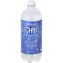 Super Chill Superchill Club Soda - 1 liter