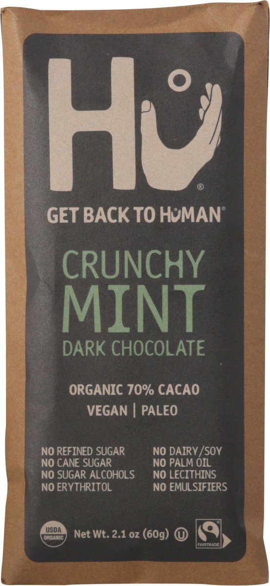 slide 3 of 9, Hu Crunchy Mint Dark Chocolate 2.1 oz, 2.1 oz