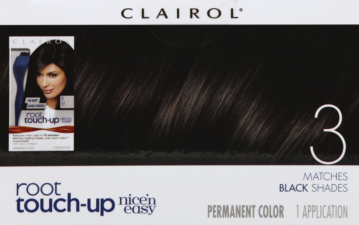 slide 2 of 4, Clairol Root Touch Up Black Rtu # 3 Hair Color, 1 kit