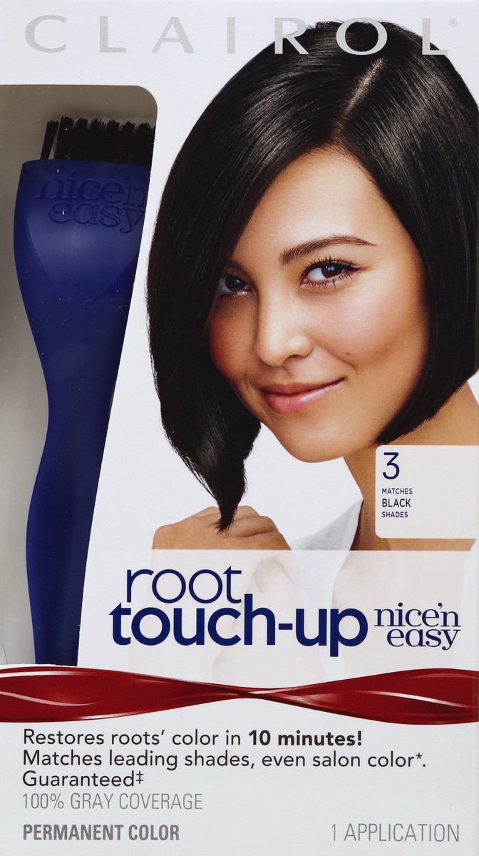 slide 4 of 4, Clairol Root Touch Up Black Rtu # 3 Hair Color, 1 kit