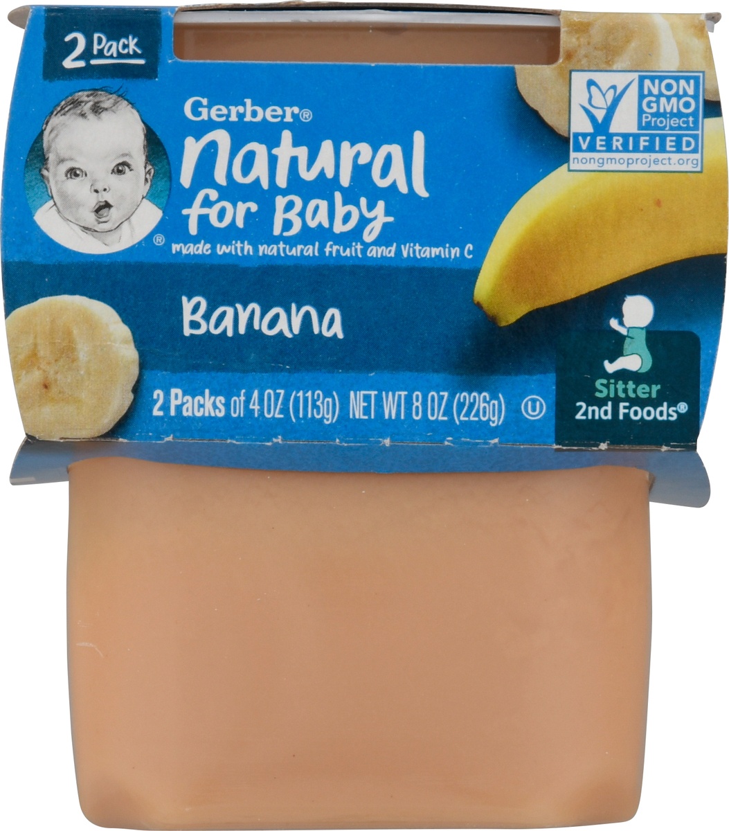 slide 7 of 10, Gerber 2nd Bananas Baby Food, 2 ct; 4 oz