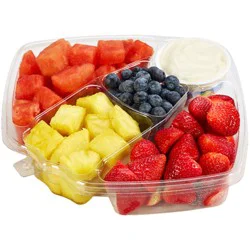 FRESH FROM MEIJER Mixed Fruit Tray with Dip, 32 oz