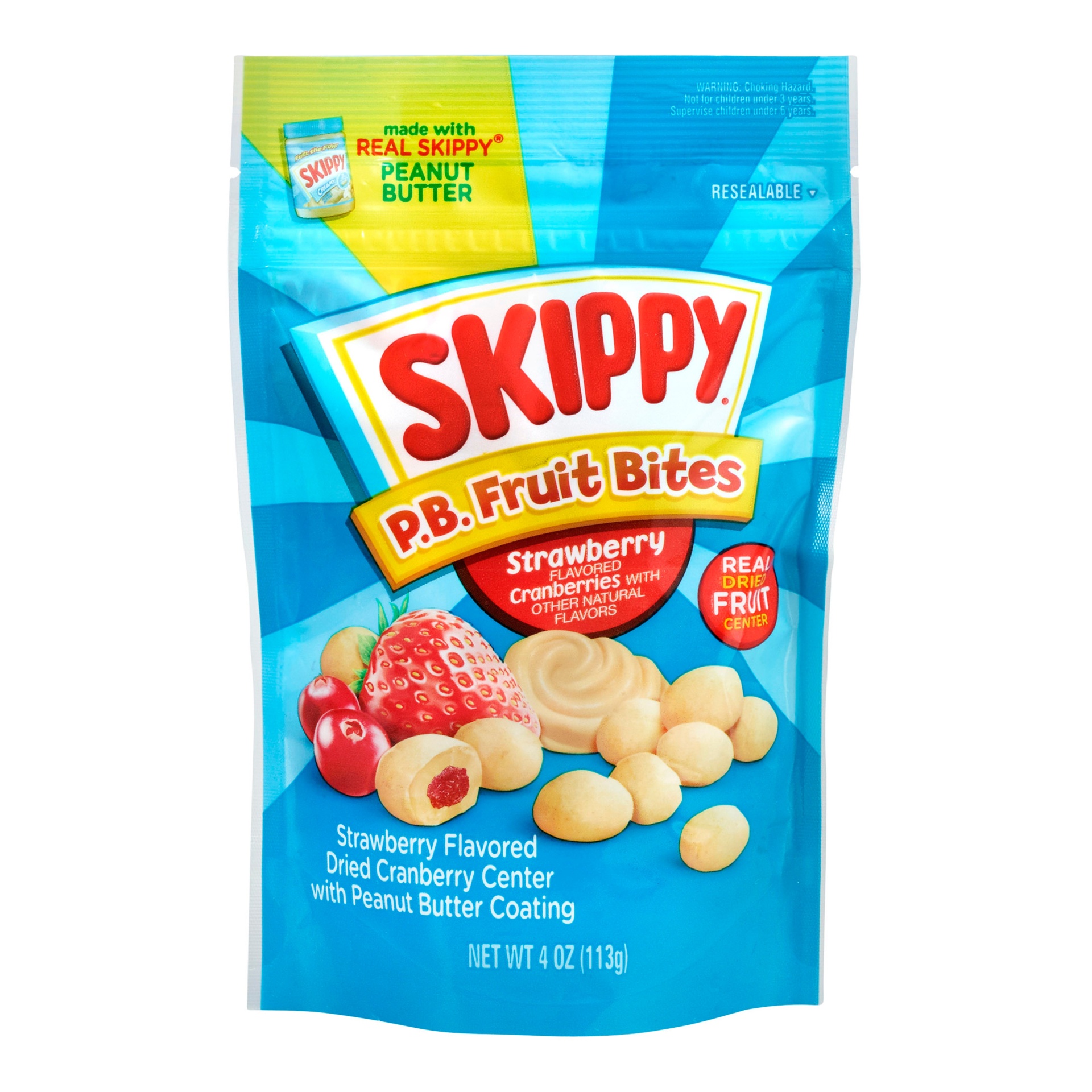 slide 1 of 6, Skippy Strawberry Fruit Bites, 4 oz