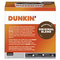 slide 6 of 13, Dunkin' Original Blend Coffee, Medium Roast, Keurig K-Cup Pods, 32 Count Box, 32 ct