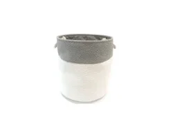 HD Designs XL 2-Tone Fluffy Fabric Basket, 1 ct