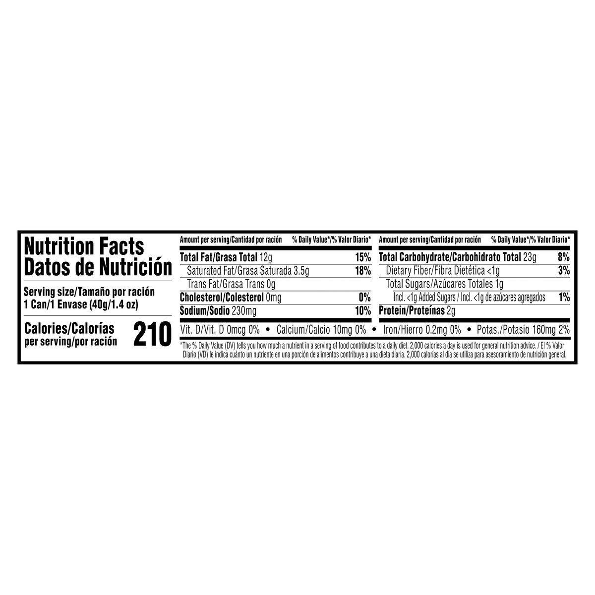 slide 4 of 14, Pringles Potato Crisps Chips, Lunch Snacks, Office and Kids Snacks, Grab and Go Snack Pack, Sour Cream and Onion, 1.4oz Can, 1 Can, 1.4 oz