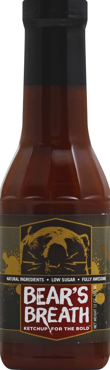 slide 1 of 8, Bears Breath Bear's Breath Spicy And Savory Ketchup, 12 oz
