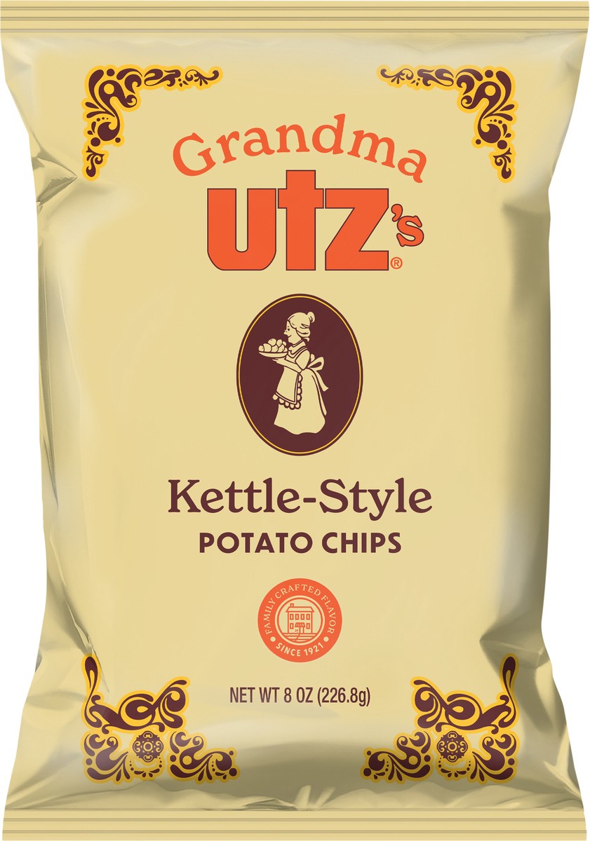 slide 6 of 6, Grandma Utz's 8 oz Utz Grandma Utz's Kettle-Style Potato Chips, 8 oz