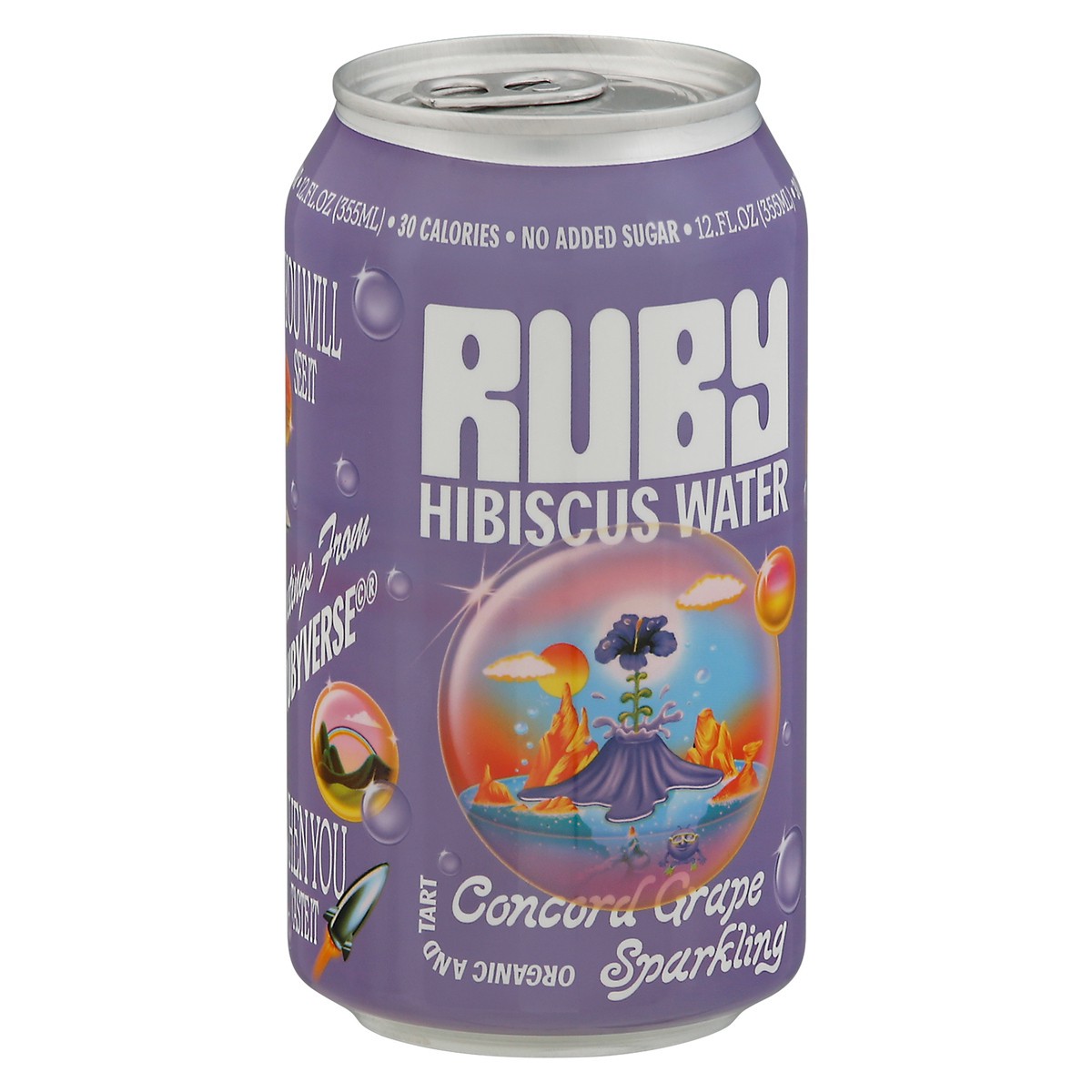 slide 2 of 9, Ruby Hibiscus Fuji Apple Sparkling Water- 12 fl oz, 12 fl oz