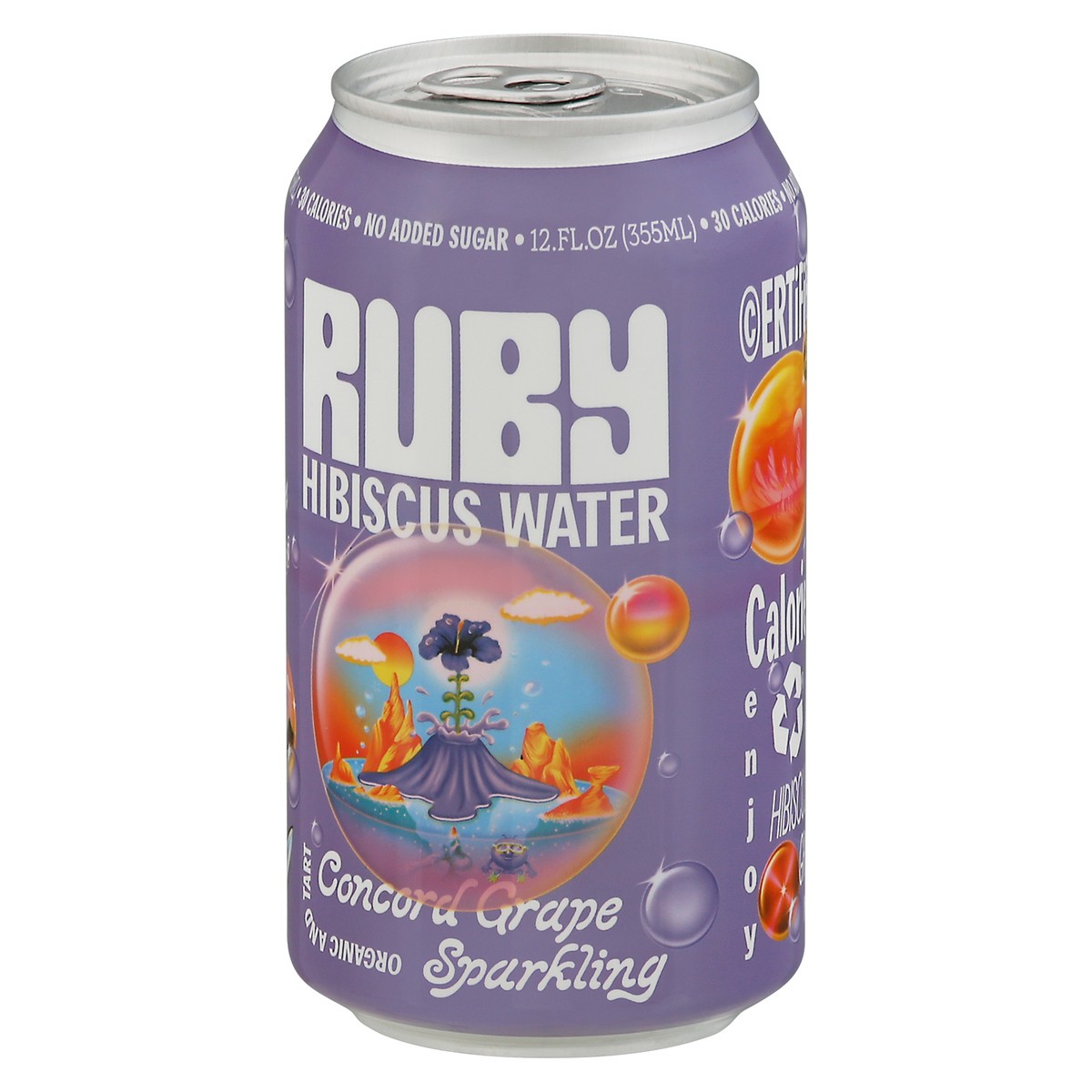 slide 9 of 9, Ruby Hibiscus Fuji Apple Sparkling Water- 12 fl oz, 12 fl oz