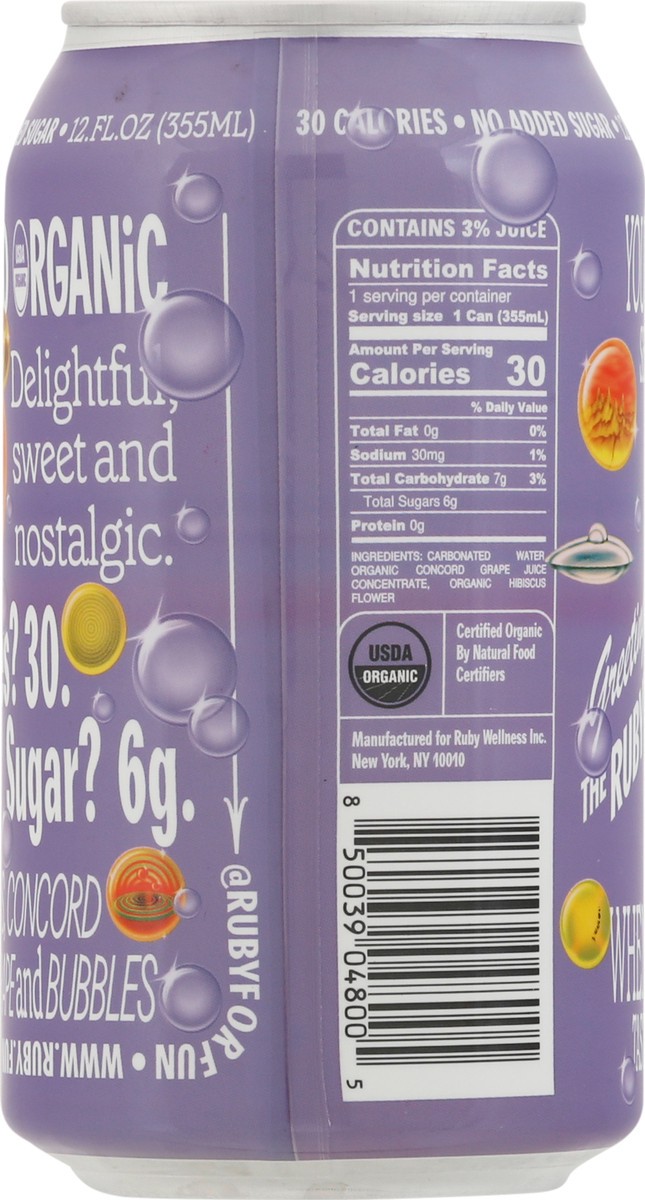 slide 7 of 9, Ruby Hibiscus Fuji Apple Sparkling Water- 12 fl oz, 12 fl oz