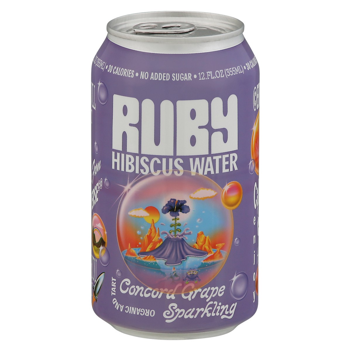 slide 1 of 9, Ruby Hibiscus Fuji Apple Sparkling Water- 12 fl oz, 12 fl oz