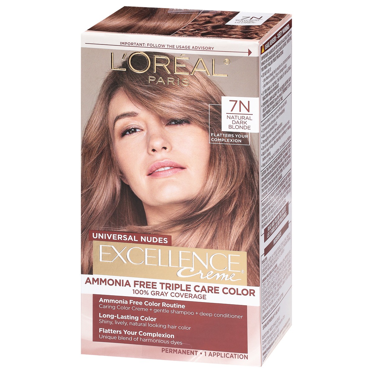 slide 2 of 4, Excellence Creme 7N Natural Dark Blonde Permanent Hair Color 1 Each, 1 ct