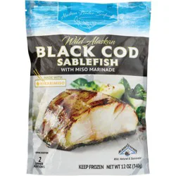 Alaskan Leader Miso Marinated Wild Alaskan Sablefish Portions 12 oz